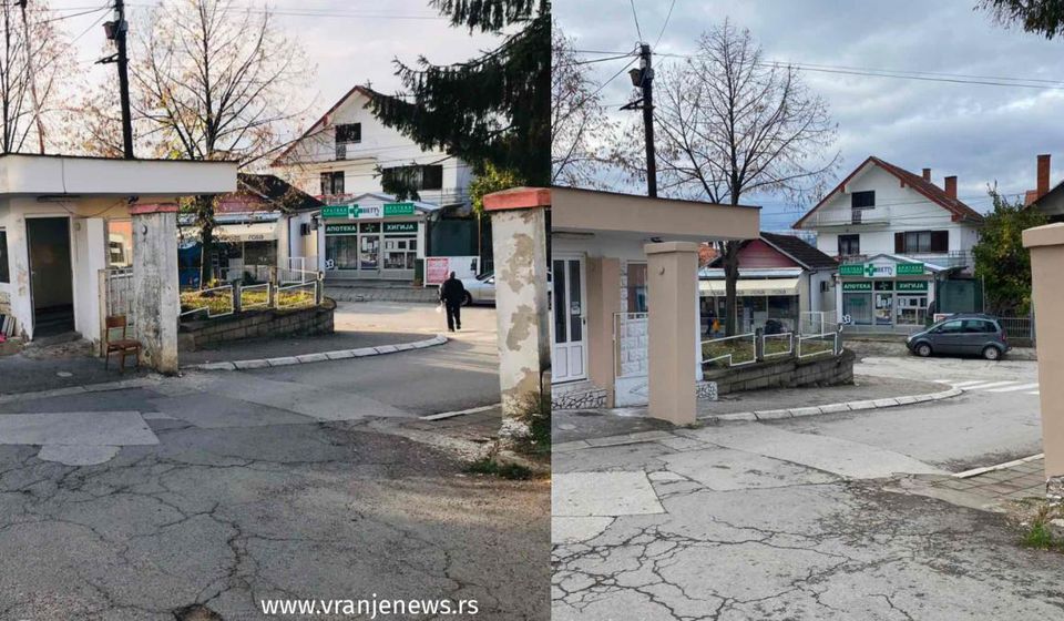 Pre i posle. Foto Vranje News