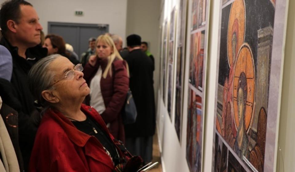 Detalj sa otvaranja iste izložbe u Vranju krajem januara. Foto Vranje News