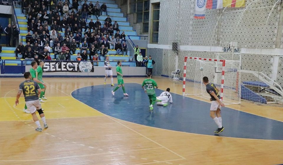 Gol Pece Jovanovića za 3:1. Foto Vranje News