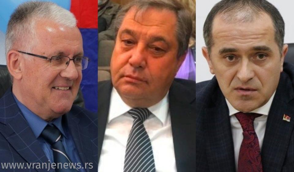 Nikolić, Stojilković i Bulatović. Foto Vranje News