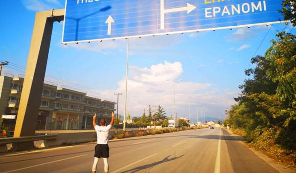 Marko u petak nastavlja trku iz Soluna ka Atini. Foto privatna arhiva