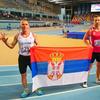 Kristijan Stošić (levo) proglašen je za najboljeg sportistu Vranja u 2018. godini. Foto privatna arhiva
