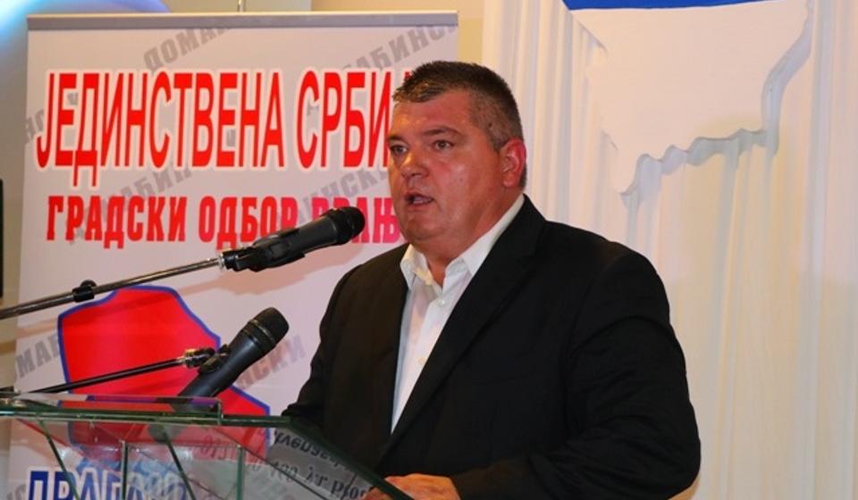 Vranje Vranjancima? Ko to beše: Dejan Manić, lider vranjskog JS-a. Foto Vranje News
