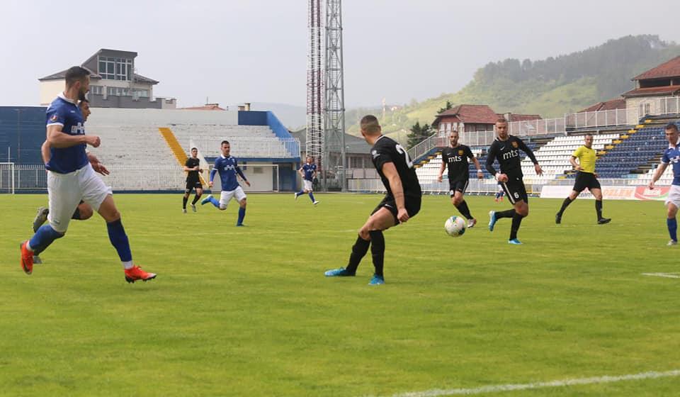 Detalj sa današnjeg meča. Foto Fejsbuk stranica FK Novi Pazar 