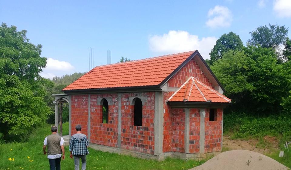 U Lebetu započeta izgradnja crkve. Foto privatna arhiva