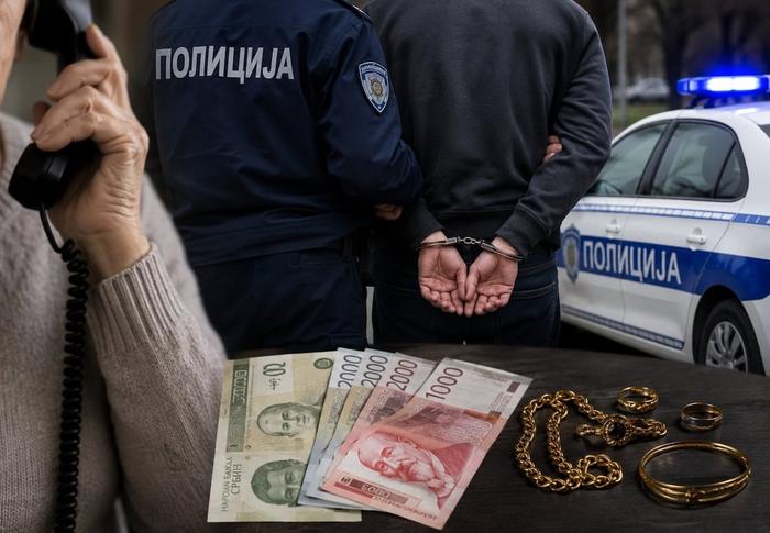 Prevarant uhapšen na delu. Foto AI ilustracija
