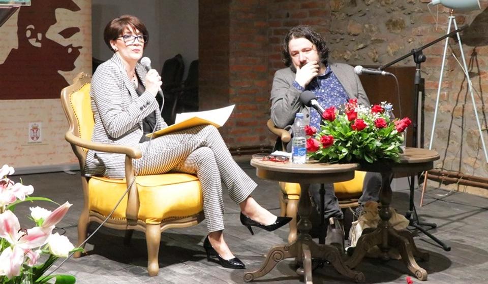 Muharem Bazdulj na otvaranju BKD govorio o uticaju Bore Stankovića na stvaralaštvo Ive Andrića. Foto Vranje News