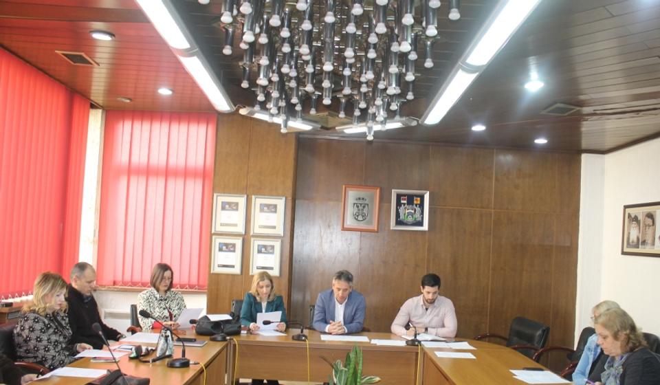 Sastankom predsedavao gradonačelnik Milenković. Foto Grad Vranje