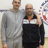 Danilo sa svojim trenerom. Foto Fejsbuk profil Nenada Stajića