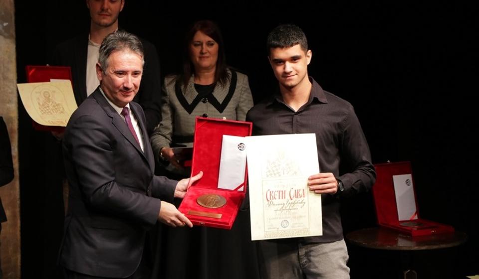 Gimnazijalac Filip Đorđević se izdvojio među srednjoškolcima. Foto Vranje News