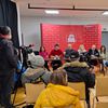 Detalj sa konferencije za medije. Foto Vranje News