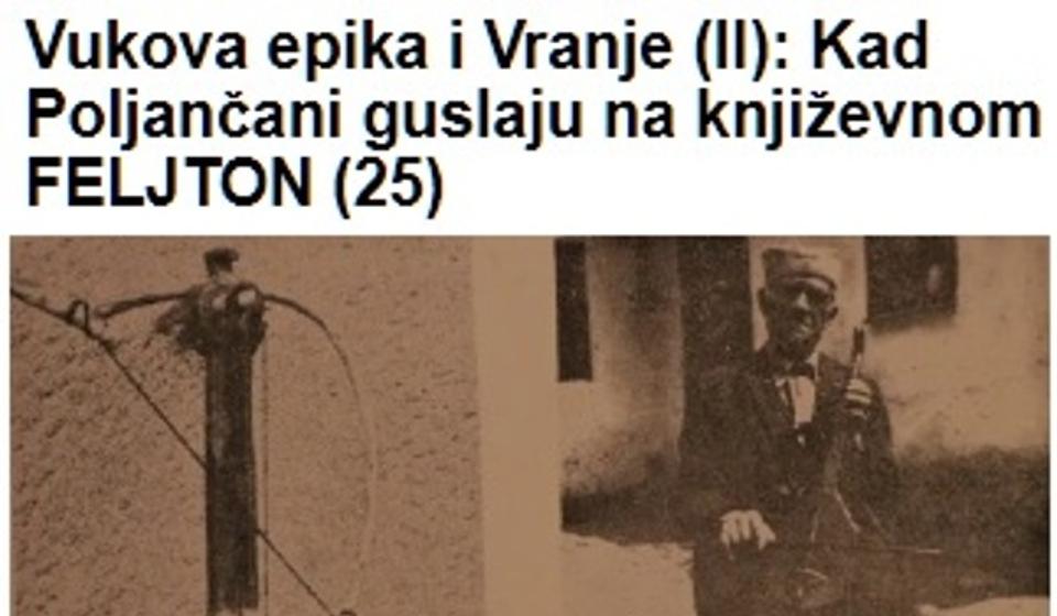 Foto printscreen Vranje News