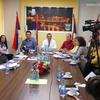 Sa današnje konferencije za medije: Goran Mladenović sa saradnicima. Foto Vranje News