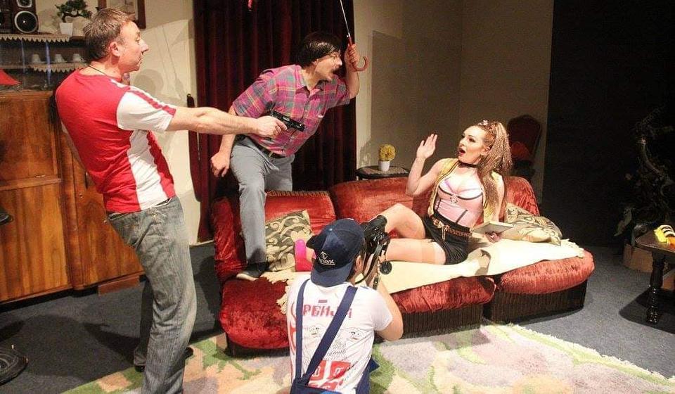 Detalj iz predstave Amateri. Foto Pozorište Bora Stanković