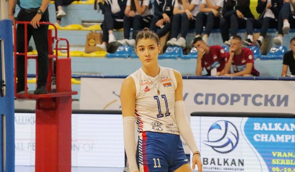Reprezentativka Srbije Sonja Danilović, ćerka čuvenog košarkaša Predraga Danilovića. Foto Vranje News