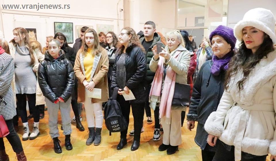 Detalj sa otvaranja izložbe. Foto Vranje News