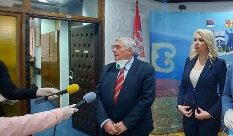 Branislav Tiodorović prilikom jedne od poseta Vranju. Foto www.vranje.org.rs