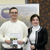 Veljko sa svojom mentorkom, profesorkom Tanjom Rusimović. Foto Gimnazija Bora Stanković