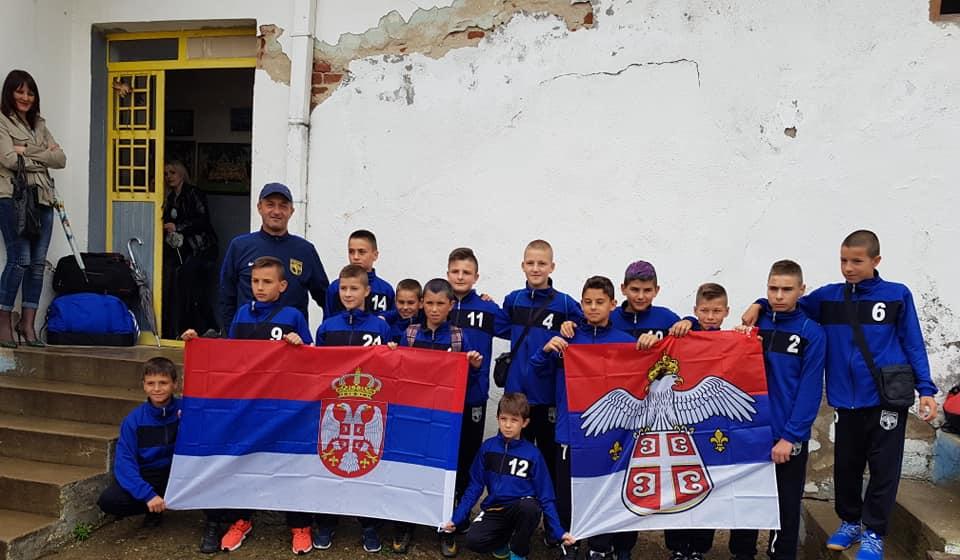 Fudbalske nade Vranja: petlići FK Dinamo pred polazak za Augsburg. Foto privatna arhiva