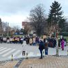 Detalj sa današnje blokade. Foto Vranje news