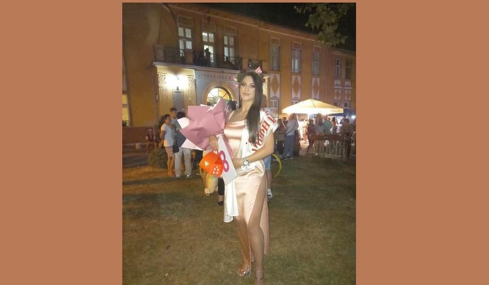 Andrijana Bogdanović, Mis Karanfil devojče. Foto Vranje News