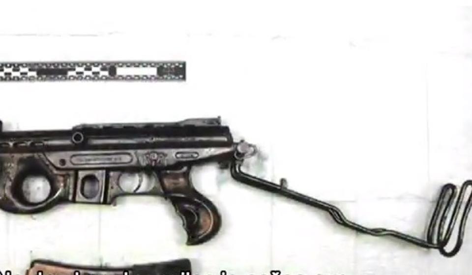 Oružje kojim je ubijen Goran Tasić Gokče. Foto screenshot