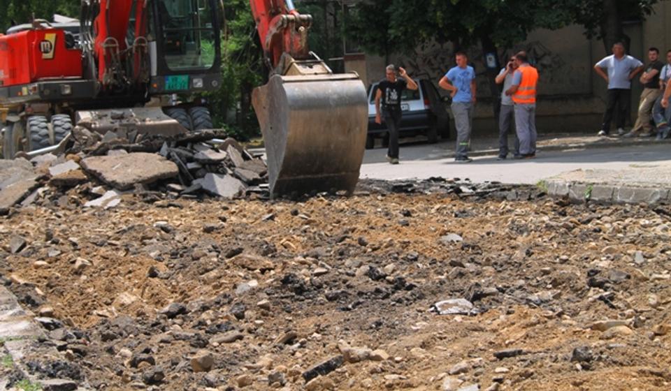 Račvanje iz Jovana Jankovića Lunge ka Ulici Branislava Nušića. Foto VranjeNews
