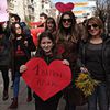 Sa jednog od ranijih protesta u Prištini  Foto Kosovo Women's Network