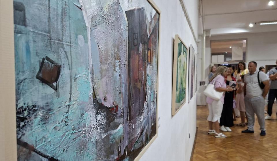 Detalj sa otvaranja izložbe. Foto Vranje news