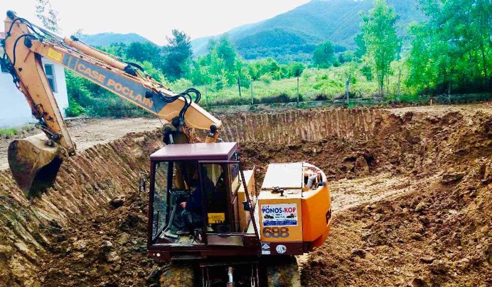 Na početku radova je bilo ovako. Foto ZC Surdulica