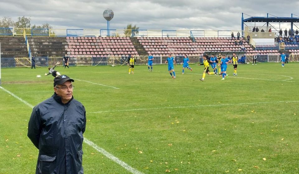 Stojković postiže drugi gol za Dinamo Jug. Foto Vranje news