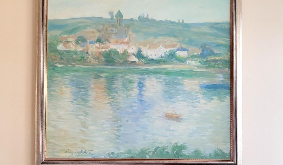 Nedeljkovićev rad Jezero po Moneu u vlasništvu Vesne Petric
