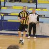 Izrešetao mrežu Vranjanaca: Aleksandar Stojanović, koji je prošle sezone igrao za Vranje 1957, napunio mrežu dojučerašnjeg kluba. Foto ilustracija Vranje News