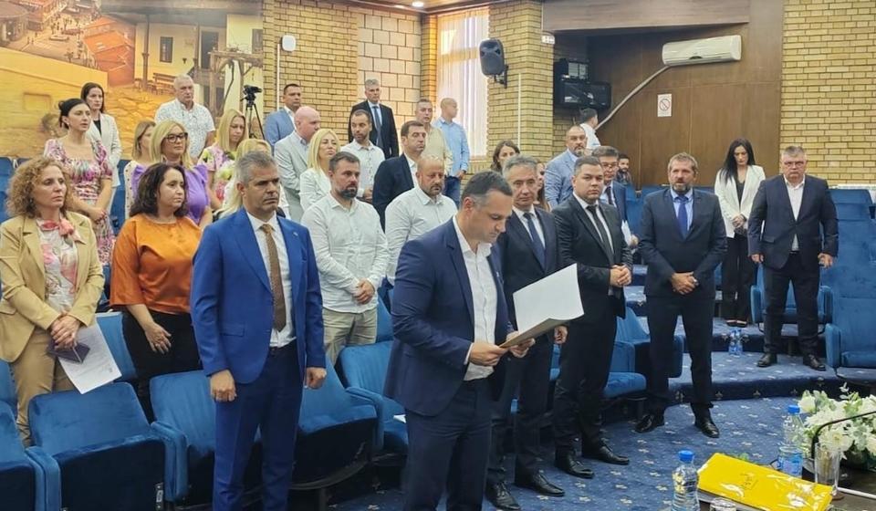 Tričković položio zakletvu. Foto Vranje news