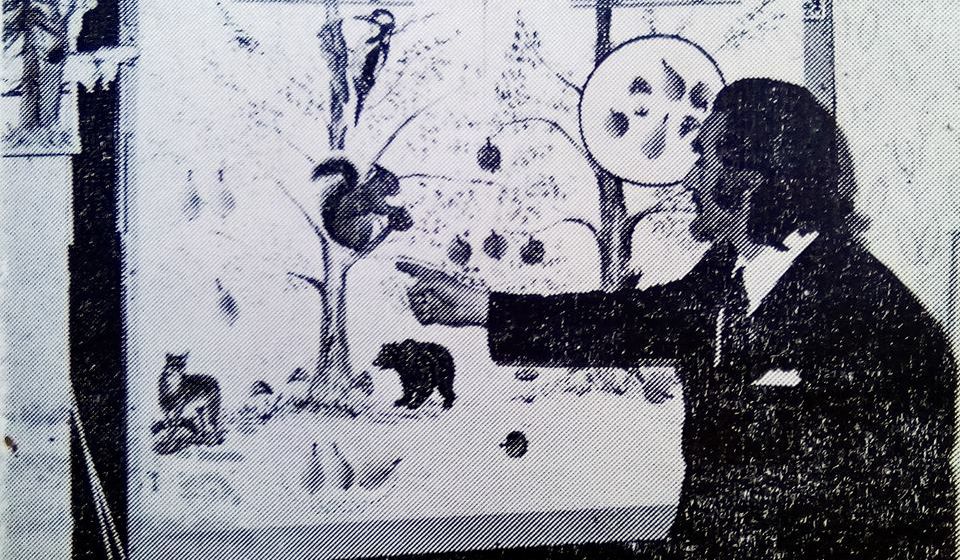Učitelj Krampus na času u školi sredinom 70-ih prošlog veka. Foto Fejsbuk grupa 