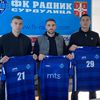 Biber, Bainović i Milovanović. Foto FK Radnik