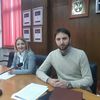 Gradski većnici Bojan Kostić i Zorica Jović na konferenciji za medije posle sednice Gradskog veća. Foto Grad Vranje