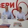 Bojkot, prelazna vlada, pa smena vlasti: Boško Obradović na konferenciji za medije. Foto Vranje News