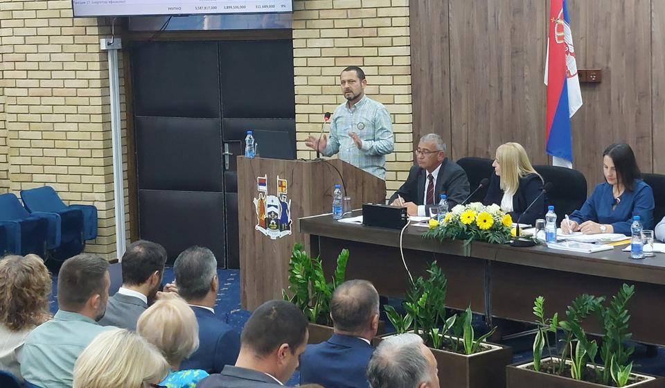 Sa današnje sednice. Foto Vranje news