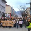 Sa današnjeg protesta. Foto Vranje news