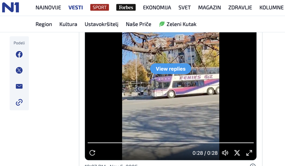 Foto printscreen X (N1/Razglas news)