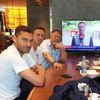 Novica Toncev sa reprezentativcima Srbije. Foto privatna arhiva