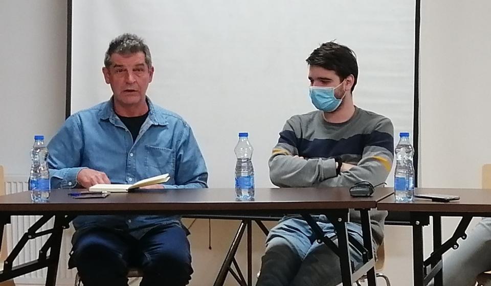 David Alić (desno) i Goran Ibrajter. Foto Bilten festivala