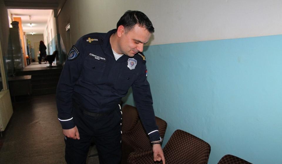 Novčanik je bio upravo ovde. Foto VranjeNews