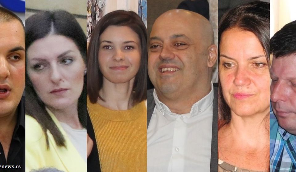 S leva na desno: Stefan Filipović, Katarina Milanović, Jasmina Stojanović, Goran Trajković, Ivana Kostić i Dragan Janjić. Foto Vranje News