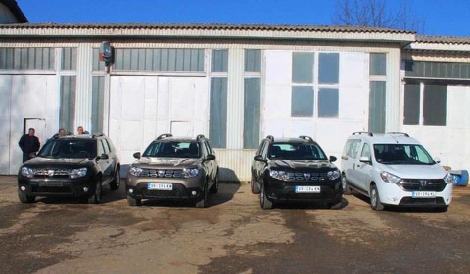 Nova vozila za terenske ekipe. Foto VranjeNews