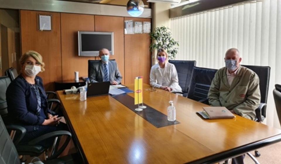 Susret predstavnika ZC sa generalnim direktorom Simpa Slađanom Disićem. Foto ZC Vranje