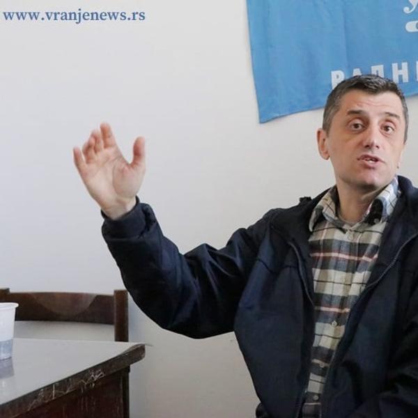 Dušan Mladenović, lider USPRV. Foto Vranje news