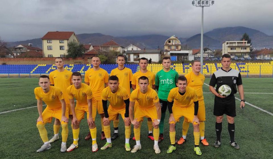 Tim FK Dinamo Vranje uoči današnje utakmice  Foto V.S.