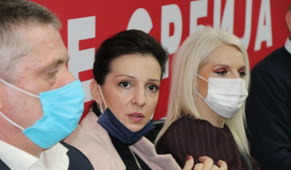 Ne zamerajte onima koji u ovom trenutku ne žele da budu javno u SSP-u: Marinika Tepić. Foto Vranje News